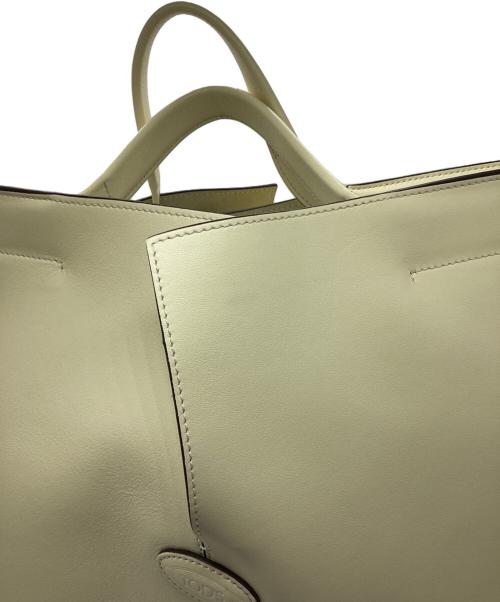 TOD'S（トッズ）TOD'S (トッズ) ショッピング バッグ ミディアム イエロー サイズ:Mの古着・服飾アイテム