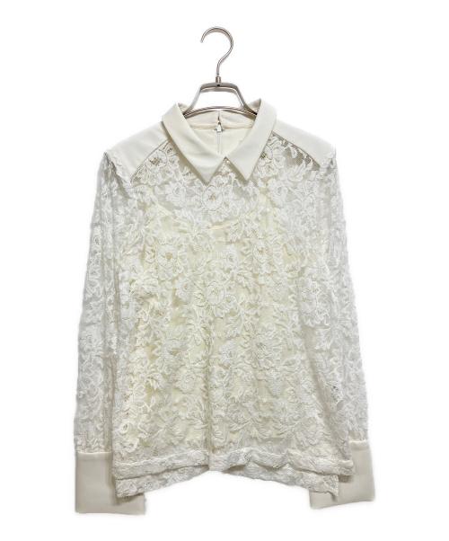 LOKITHO（ロキト）LOKITHO (ロキト) レースシャツ アイボリー サイズ:SIZE2の古着・服飾アイテム