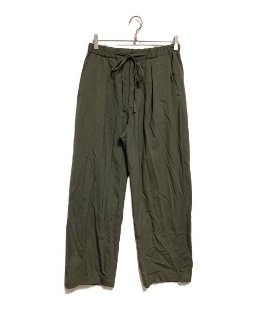 sowell（ソウェル）sowell (ソウェル) ウール混パンツ カーキ サイズ:2の古着・服飾アイテム