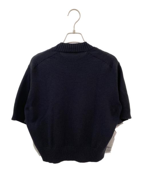 sacai（サカイ）sacai (サカイ) レオパードドッキングニット ブラック サイズ:1の古着・服飾アイテム