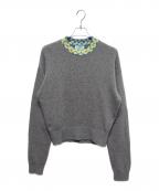 PRADAプラダ）の古着「カシミヤ混ニット P24M1T S212 10DA グレー SIZE 44」｜グレー