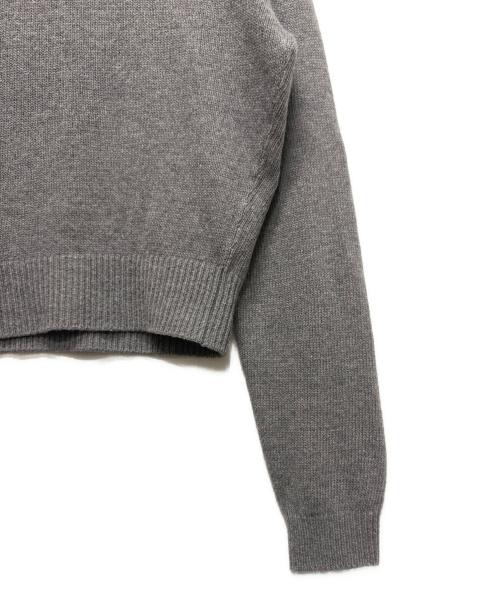 PRADA（プラダ）PRADA (プラダ) カシミヤ混ニット P24M1T S212 10DA グレー SIZE 44 グレー サイズ:44の古着・服飾アイテム