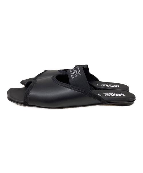 MM6 Maison Margiela（エムエムシックスメゾンマルジェラ）MM6 Maison Margiela (エムエムシックスメゾンマルジェラ) ミュール ブラック サイズ:37の古着・服飾アイテム