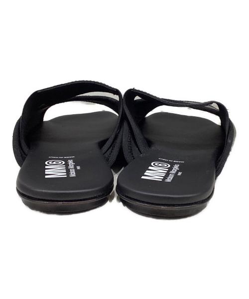 MM6 Maison Margiela（エムエムシックスメゾンマルジェラ）MM6 Maison Margiela (エムエムシックスメゾンマルジェラ) ミュール ブラック サイズ:37の古着・服飾アイテム