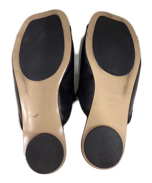 MM6 Maison Margiela（エムエムシックスメゾンマルジェラ）MM6 Maison Margiela (エムエムシックスメゾンマルジェラ) ミュール ブラック サイズ:37の古着・服飾アイテム