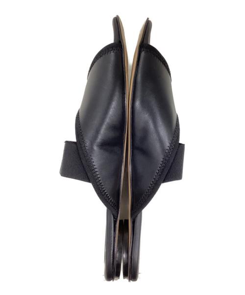 MM6 Maison Margiela（エムエムシックスメゾンマルジェラ）MM6 Maison Margiela (エムエムシックスメゾンマルジェラ) ミュール ブラック サイズ:37の古着・服飾アイテム