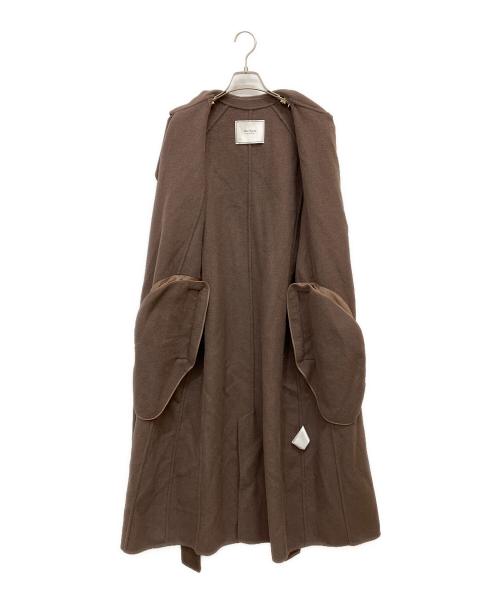 HER LIP TO（ハーリップトゥ）Her lip to (ハーリップトゥ) Lucca Wool Blend River Coat ブラウン サイズ:Mの古着・服飾アイテム