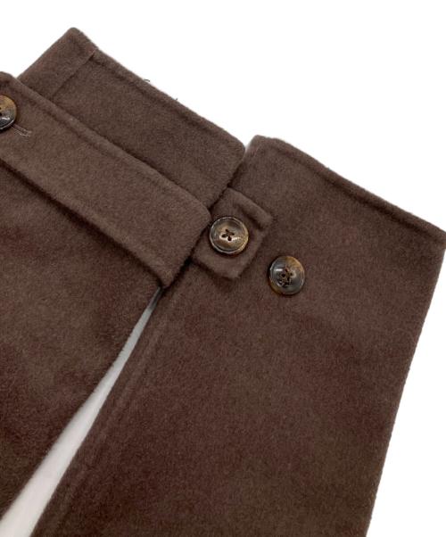 HER LIP TO（ハーリップトゥ）Her lip to (ハーリップトゥ) Lucca Wool Blend River Coat ブラウン サイズ:Mの古着・服飾アイテム