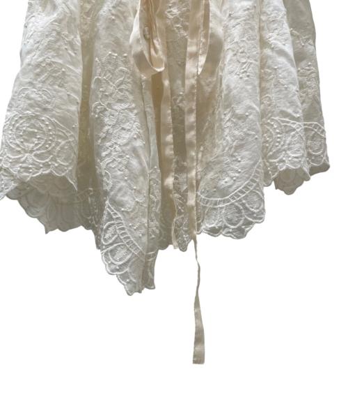 Curensology（カレンソロジー）Curensology (カレンソロジー) レース 2WAY ギャザーブラウス サイズ:Freeの古着・服飾アイテム