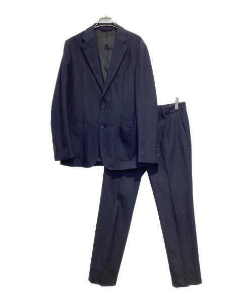 D'URBAN（ダーバン）D'URBAN (ダーバン) ウールイージーセットアップ ネイビー サイズ:48の古着・服飾アイテム