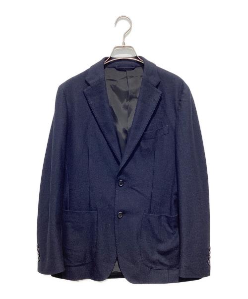D'URBAN（ダーバン）D'URBAN (ダーバン) ウールイージーセットアップ ネイビー サイズ:48の古着・服飾アイテム
