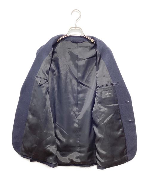 D'URBAN（ダーバン）D'URBAN (ダーバン) ウールイージーセットアップ ネイビー サイズ:48の古着・服飾アイテム