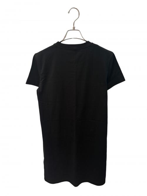 HERMES（エルメス）HERMES (エルメス) Hロゴ刺繍カットソーワンピース ブラック サイズ:size38の古着・服飾アイテム