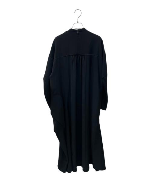 ENFOLD（エンフォルド）ENFOLD (エンフォルド) DRAPE DRESS ブラック サイズ:38 未使用品の古着・服飾アイテム