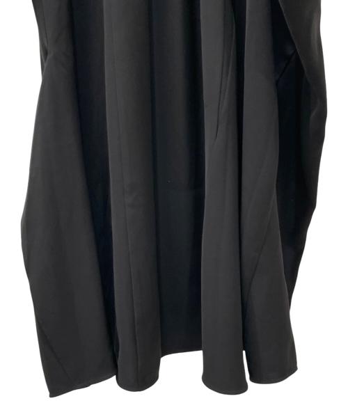 ENFOLD（エンフォルド）ENFOLD (エンフォルド) DRAPE DRESS ブラック サイズ:38 未使用品の古着・服飾アイテム