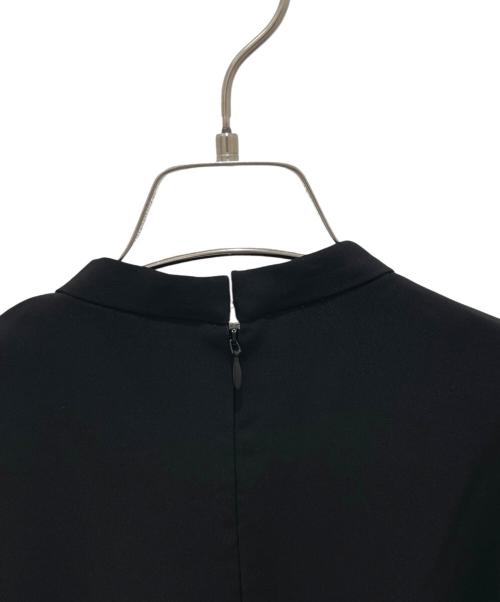ENFOLD（エンフォルド）ENFOLD (エンフォルド) DRAPE DRESS ブラック サイズ:38 未使用品の古着・服飾アイテム