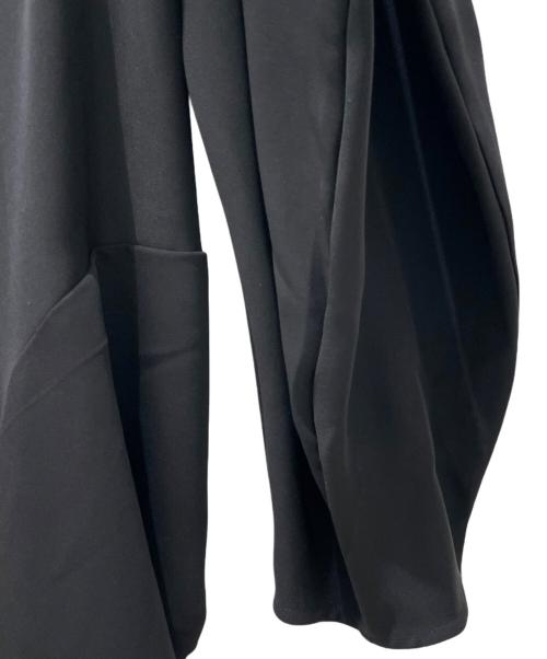 ENFOLD（エンフォルド）ENFOLD (エンフォルド) DRAPE DRESS ブラック サイズ:38 未使用品の古着・服飾アイテム