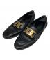 TOD'S（トッズ）の古着「メタルチェーン フラットシューズ」｜ブラック
