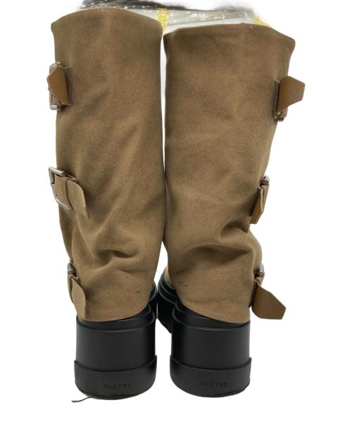 THE TOE（ザ・トゥー）THE TOE (ザ・トゥー) Schaafen Belt Boots ベージュ サイズ:37の古着・服飾アイテム
