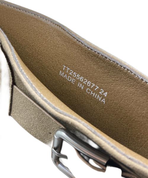 THE TOE（ザ・トゥー）THE TOE (ザ・トゥー) Schaafen Belt Boots ベージュ サイズ:37の古着・服飾アイテム