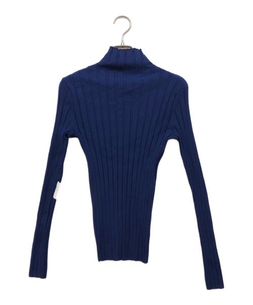 EMPORIO ARMANI（エンポリオ アルマーニ）EMPORIO ARMANI (エンポリオ アルマーニ) リブニット ブルー サイズ:42の古着・服飾アイテム