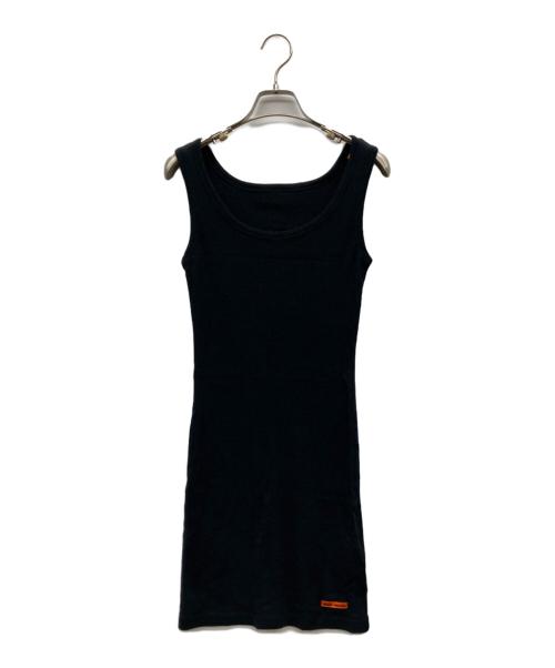 HERON PRESTON（ヘロンプレストン）HERON PRESTON (ヘロンプレストン) リブワンピース ブラック サイズ:XSの古着・服飾アイテム