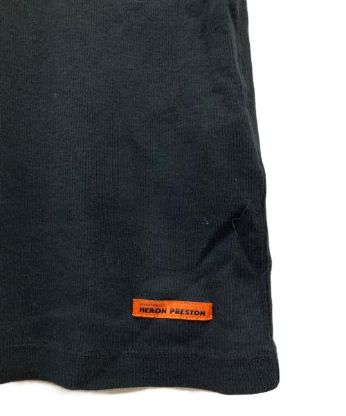HERON PRESTON（ヘロンプレストン）HERON PRESTON (ヘロンプレストン) リブワンピース ブラック サイズ:XSの古着・服飾アイテム