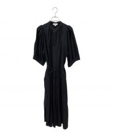 HYKE（ハイク）の古着「BALLOON SLEEVE DRESS」｜ブラック