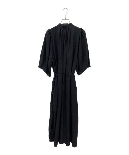 HYKE（ハイク）HYKE (ハイク) BALLOON SLEEVE DRESS ブラック サイズ:1の古着・服飾アイテム