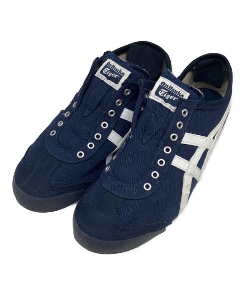Onitsuka Tiger（オニツカタイガー）Onitsuka Tiger (オニツカタイガー) MEXICO 66 SLIP-ON ネイビー サイズ:26cmの古着・服飾アイテム