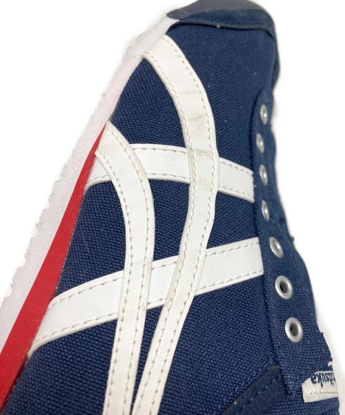 Onitsuka Tiger（オニツカタイガー）Onitsuka Tiger (オニツカタイガー) MEXICO 66 SLIP-ON ネイビー サイズ:26cmの古着・服飾アイテム