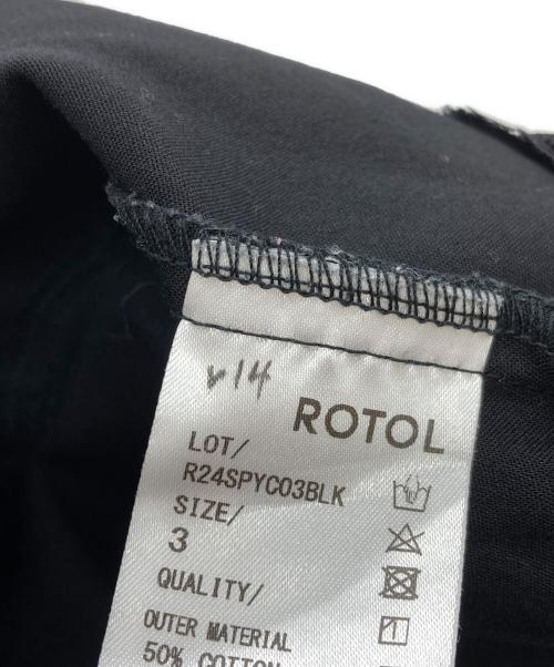 ROTOL（ロトル）ROTOL (ロトル) DIAMOND TECH TRACK PANTS ブラック サイズ:3の古着・服飾アイテム