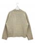 STUDIO NICHOLSON (スタジオ ニコルソン) リブニット ナチュラル サイズ:S：8000円