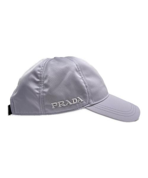 PRADA（プラダ）PRADA (プラダ) Re-Nylon Baseball Cap リナイロン ベースボールキャップ/2HC274 2CCA ラベンダー サイズ:Sサイズの古着・服飾アイテム