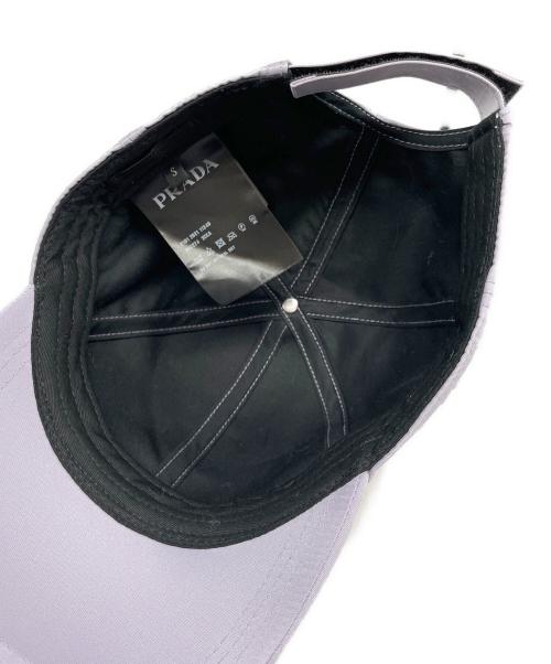 PRADA（プラダ）PRADA (プラダ) Re-Nylon Baseball Cap リナイロン ベースボールキャップ/2HC274 2CCA ラベンダー サイズ:Sサイズの古着・服飾アイテム