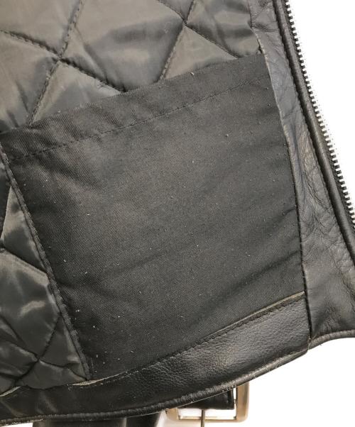 Schott PERFECTO（ショット パーフェクト）Schott PERFECTO (ショット パーフェクト) 618ダブルライダースジャケット ブラック サイズ:SIZE 36の古着・服飾アイテム