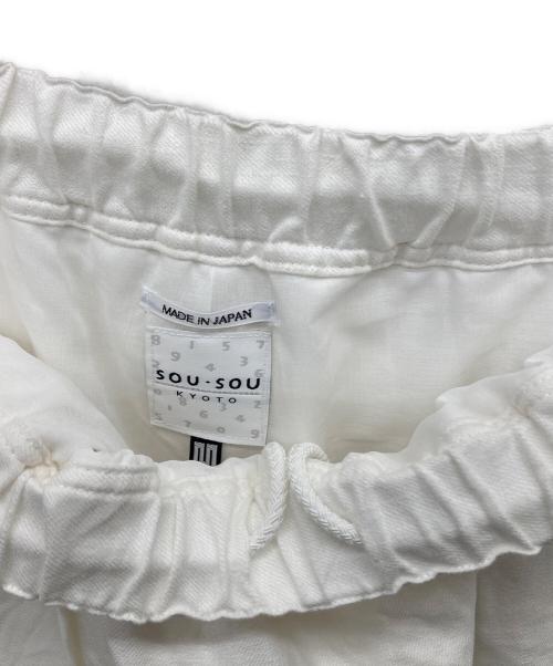 SOU・SOU（ソウソウ）SOU・SOU (ソウソウ) 綾織 手柄寛衣下 ホワイト サイズ:Mの古着・服飾アイテム
