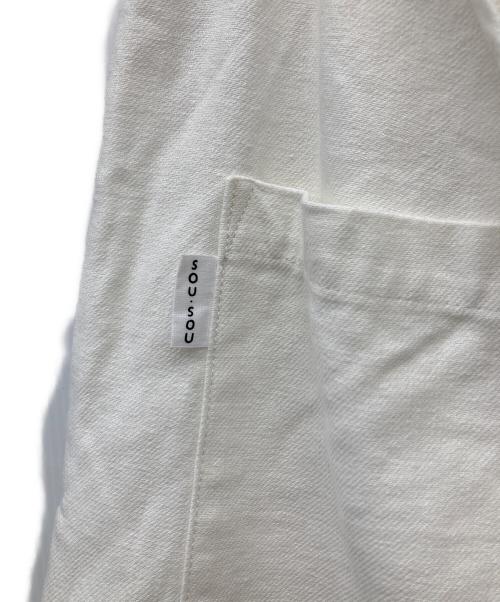 SOU・SOU（ソウソウ）SOU・SOU (ソウソウ) 綾織 手柄寛衣下 ホワイト サイズ:Mの古着・服飾アイテム