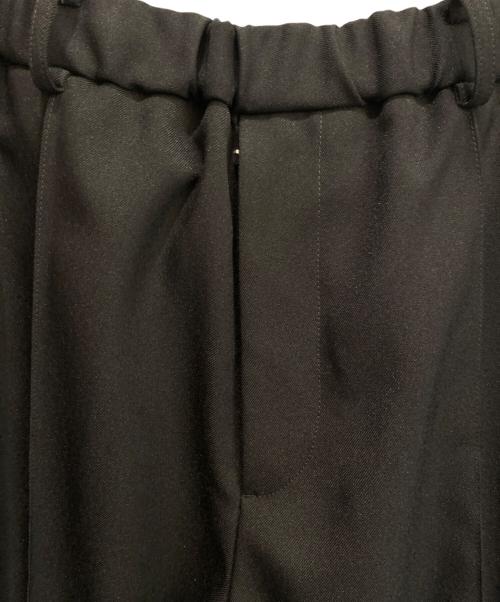 JIL SANDER（ジルサンダー）JIL SANDER (ジルサンダー) ウールギャバジン リラックス テーパードパンツ ブラック サイズ:48の古着・服飾アイテム