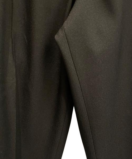 JIL SANDER（ジルサンダー）JIL SANDER (ジルサンダー) ウールギャバジン リラックス テーパードパンツ ブラック サイズ:48の古着・服飾アイテム