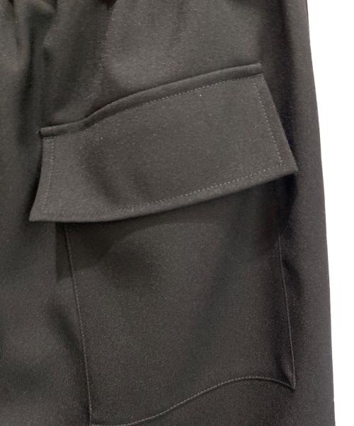JIL SANDER（ジルサンダー）JIL SANDER (ジルサンダー) ウールギャバジン リラックス テーパードパンツ ブラック サイズ:48の古着・服飾アイテム