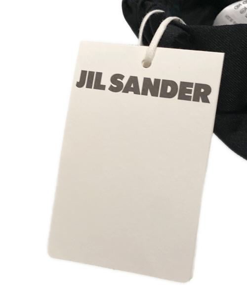 JIL SANDER（ジルサンダー）JIL SANDER (ジルサンダー) ウールギャバジン リラックス テーパードパンツ ブラック サイズ:48の古着・服飾アイテム