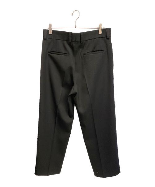 JIL SANDER（ジルサンダー）JIL SANDER (ジルサンダー) ウールギャバジンテーパードパンツ ブラック サイズ:48の古着・服飾アイテム