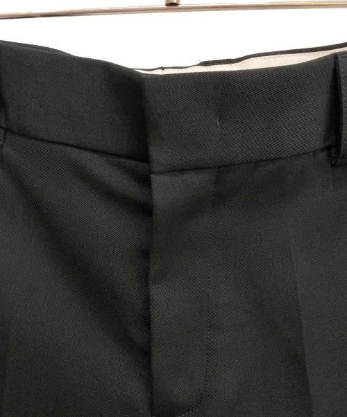 JIL SANDER（ジルサンダー）JIL SANDER (ジルサンダー) ウールギャバジンテーパードパンツ ブラック サイズ:48の古着・服飾アイテム