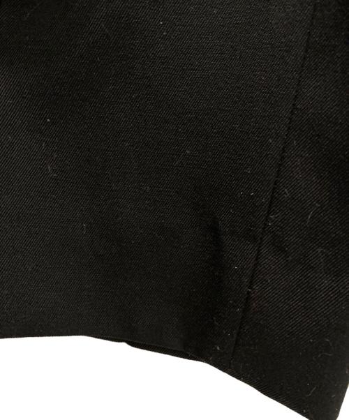 JIL SANDER（ジルサンダー）JIL SANDER (ジルサンダー) ウールギャバジンテーパードパンツ ブラック サイズ:48の古着・服飾アイテム