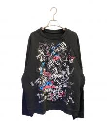 Maison Margiela（メゾンマルジェラ）の古着「グラフィティスウェット」｜ブラック