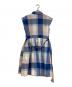 BLUE LABEL CRESTBRIDGE (ブルーレーベルクレストブリッジ) クレストブリッジチェックシャツワンピース ブルー サイズ:38：10000円