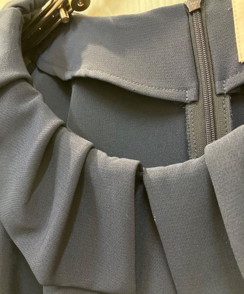 J.N.Hearts（ジェイエヌハーツ）J.N.Hearts (ジェイエヌハーツ) フリルカラーブラウス ネイビー サイズ:FREEの古着・服飾アイテム