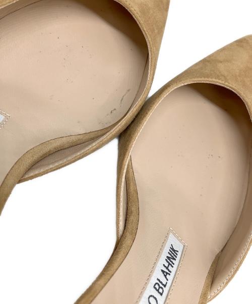 Manolo Blahnik（マノロブラニク）Manolo Blahnik (マノロブラニク) CAROLYEN MULE ベージュ サイズ:35の古着・服飾アイテム