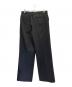 JOHN LAWRENCE SULLIVAN (ジョン ローレンス サリバン) WOOL BARATHEA FRONT POCKET WIDE TROUSERS ブラック サイズ:48：27000円